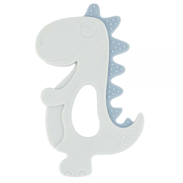 دندانگیر کیکابو طرح دایناسور kikkaboo طوسی