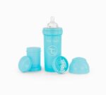 شیشه شیر آنتی کولیک تویست شیک 260 میلی لیتر آبی