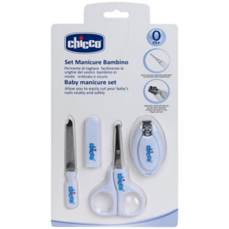 ست قیچی و ناخن گیر چیکو مدل مجموعه 3 عددی سفید