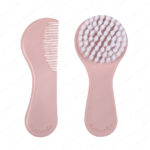 شانه و برس نوزاد سواوینکس suavinex با الیاف طبیعی صورتی