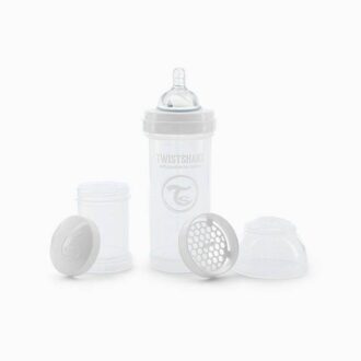 شیشه شیر آنتی کولیک تویست شیک 260 میلی لیتر سفید