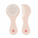 ست برس و شانه کودک کیکابو مدل فلامینگو صورتی