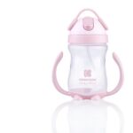 لیوان آبمیوه خوری دسته دار کیکابو ۳۰۰ میلی لیتر صورتی