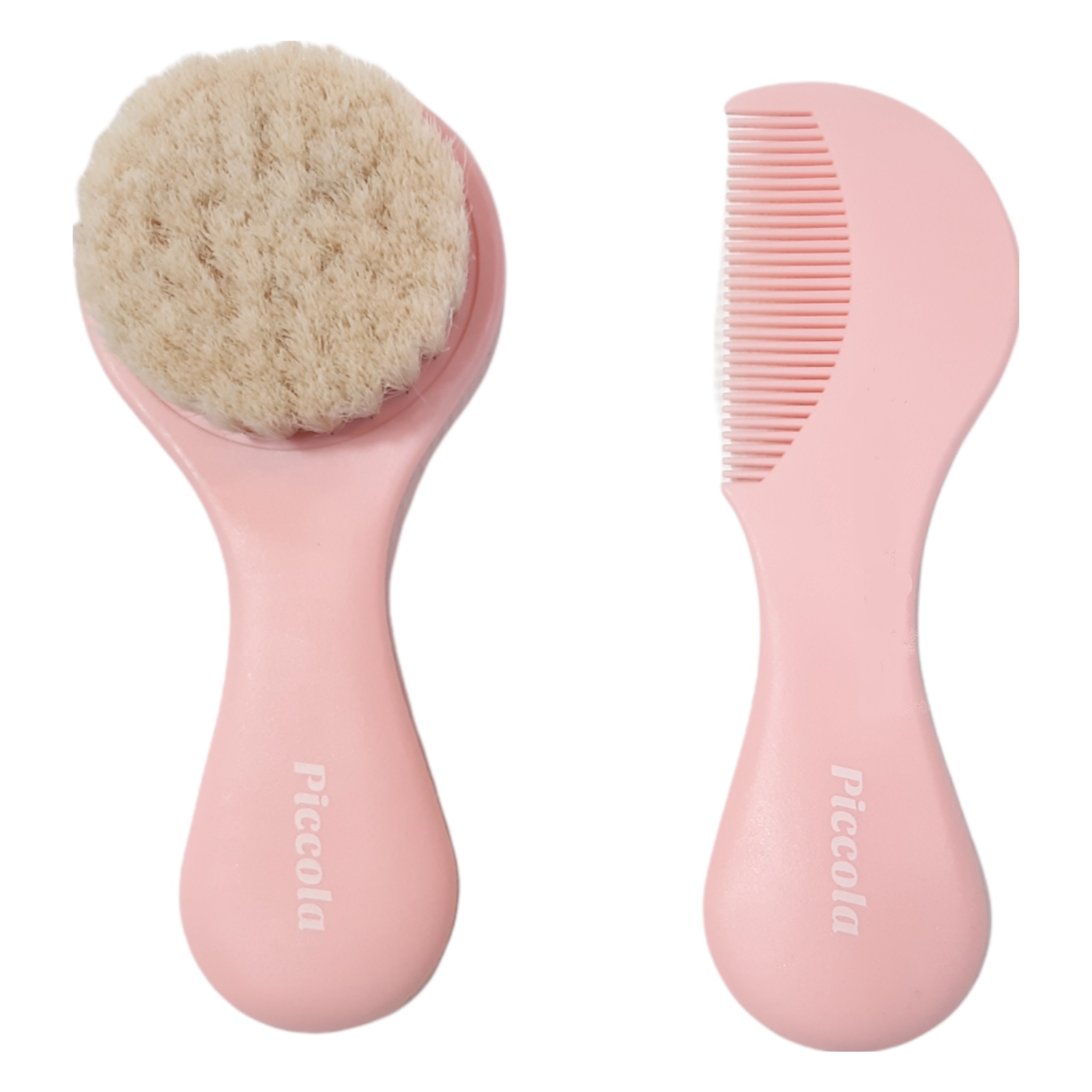 شانه و برس پیکولا الیاف طبیعی piccola صورتی