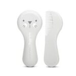 شانه و برس نوزاد سواوینکس suavinex با الیاف طبیعی طوسی