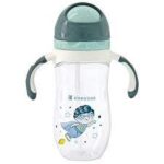 لیوان نی دار کیکابو مدل tritan super حجم 300 میلی لیتر سبز