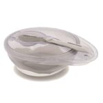 ظرف غذا چسبان با قاشق کیکابو kikkaboo