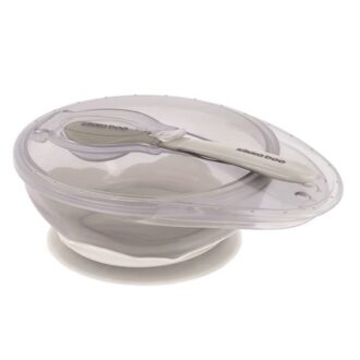 ظرف غذا چسبان با قاشق کیکابو kikkaboo