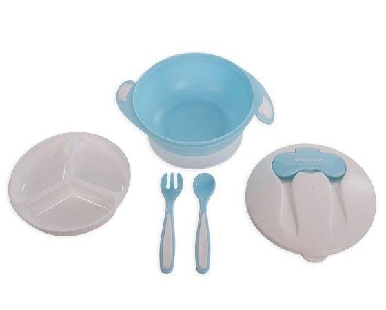 ظرف غذا 4 کاره کیکابو آبی