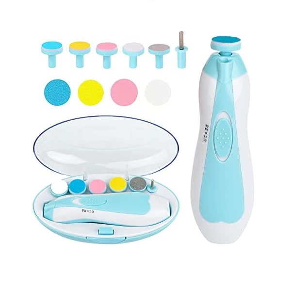 ست مانیکور (سوهان) برقی بیبی نیل Baby Nail آبی