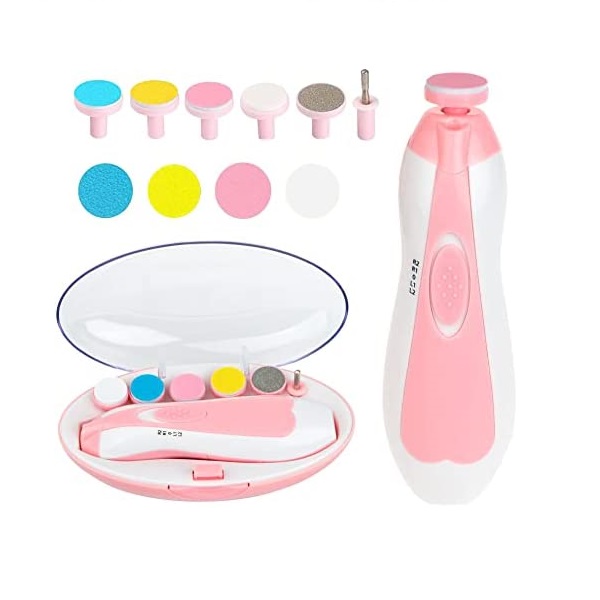 ست مانیکور (سوهان) برقی بیبی نیل Baby Nail صورتی