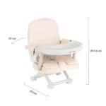 صندلی غذا _ بوستر کیکابو مدل Pappo رنگ کرم