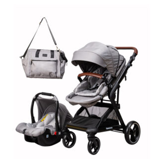 ست کالسکه،کریر و ساک لوازم کیکابو kikka boo مدل Jolie