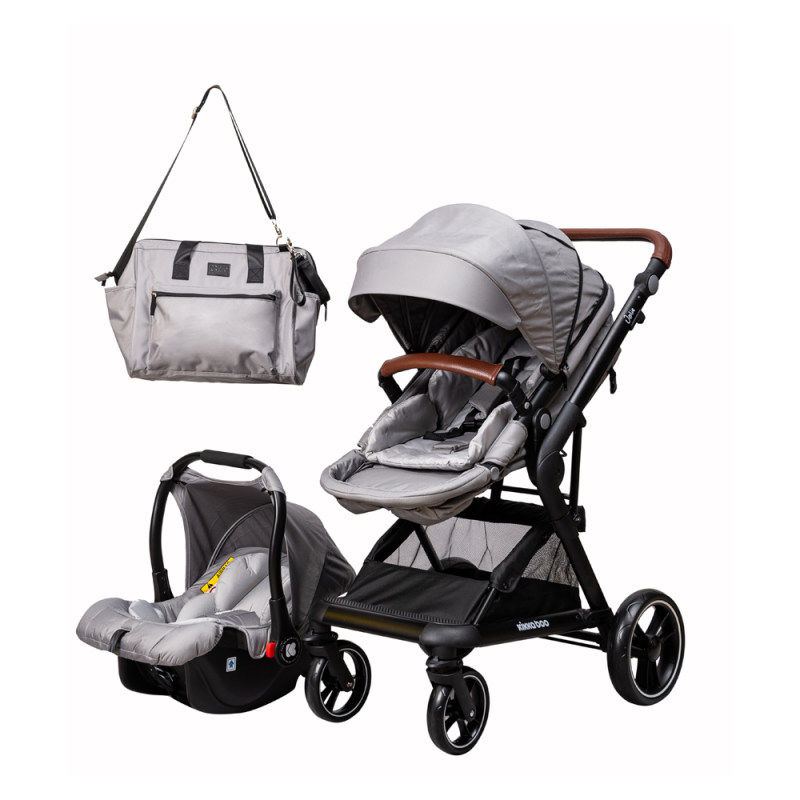 ست کالسکه،کریر و ساک لوازم کیکابو kikka boo مدل Jolie