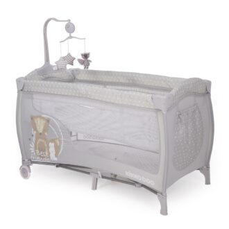 تخت و پارک کیکابو KIKKA BOO مدل Dessine Moi طوسی