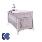 تخت و پارک کیکابو KIKKA BOO مدل Dessine Moi طوسی