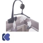 تخت و پارک کیکابو KIKKA BOO مدل Dessine Moi طوسی