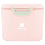 ظرف نگهدارنده شیر خشک 160 میل کیکابو صورتی