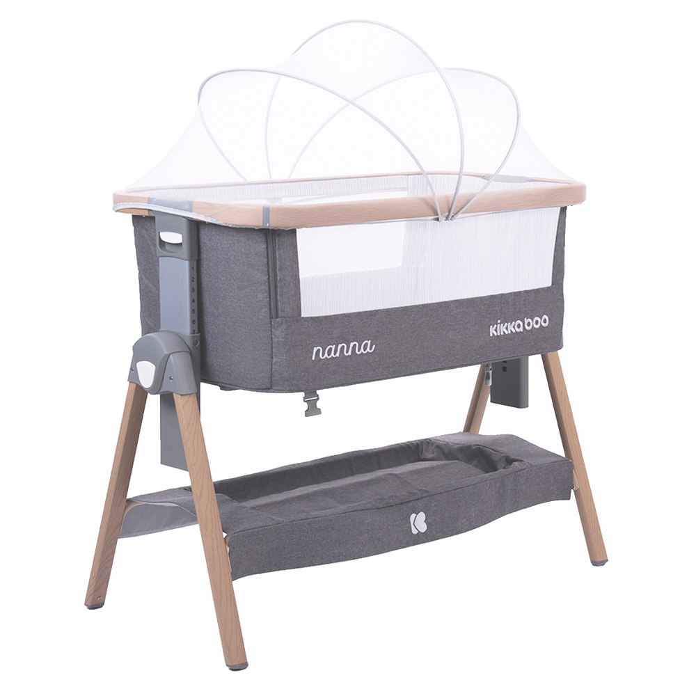 تخت کنار مادر چوبی کیکابو مدل Nanna
