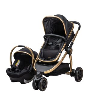 سرویس کالسکه و کریر 3 چرخ کیکابو مدل Glamor