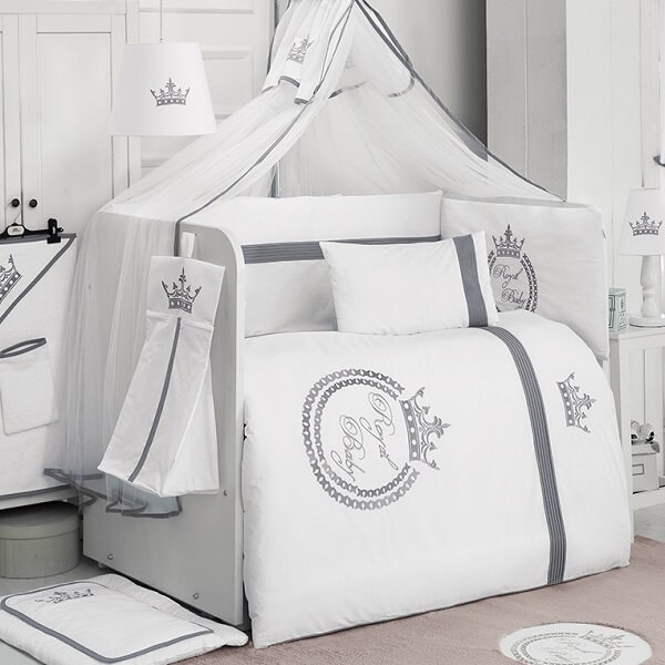 سرویس خواب Kidboo ROYAL WHITE کیدبو ۹ تکه