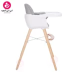 صندلی غذای کیکابو مدل Woody طوسی