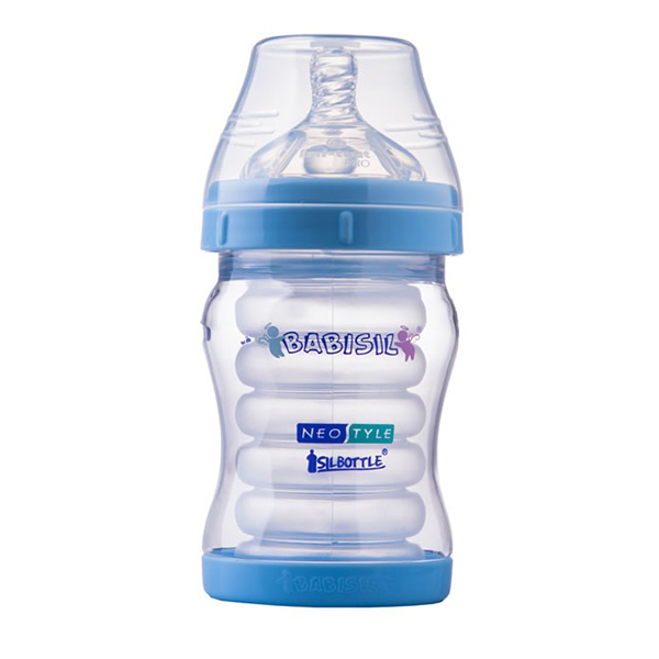 شیشه شیر 170 میلی لیتر بی بی سیل babisil آبی