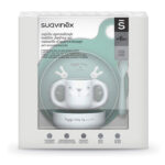 ست غذاخوری پنج تکه طرح گربه سواوینکس Suavinex سبز