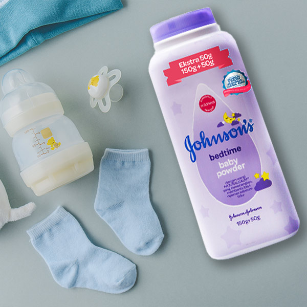 پودر بچه جانسون (Johnson) Bedtime Baby powder وزن 150 گرم