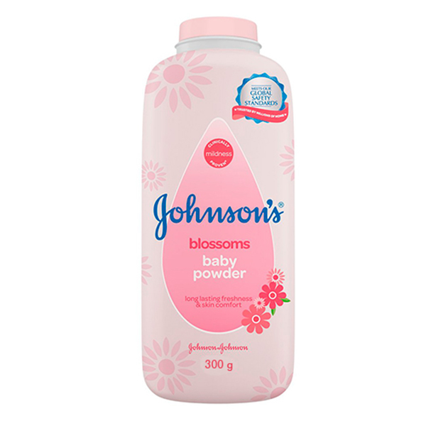 پودر بچه جانسون مدل Bloosems حجم 300 گرم