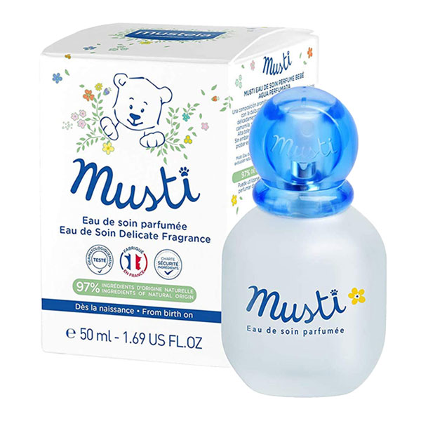 ادکلن کودک موستلا Mustela مدل Musti حجم 50میلی لیتر