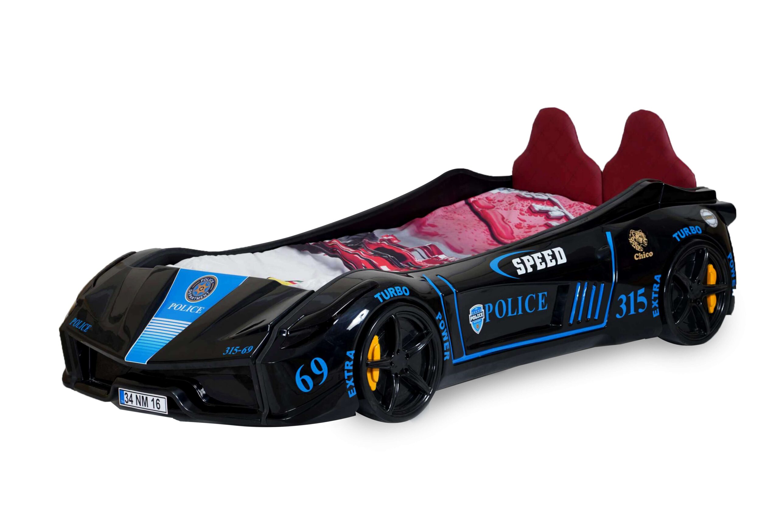 تخت خواب ماشین فراری آپشنال