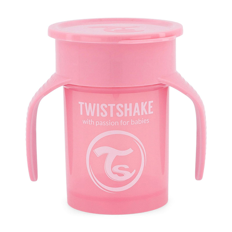 لیوان 360 درجه 230 میل تویست شیک Twistshake صورتی