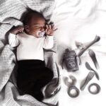 پستانک 0 تا 6 ماه تویست شیک طرح طوسی سفید بسته دو عددی Twistshake