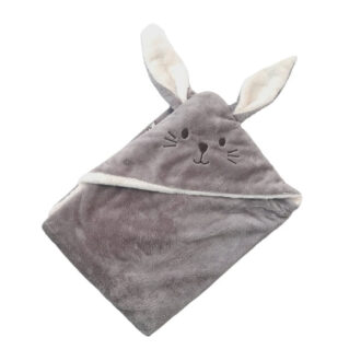 پتو خرگوش کلاهدار طوسى مامى لند mamiland