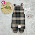 قنداق فرنگی پیچازی از برند momiland مدل باربری سبز کرم