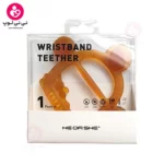 دندانگیر مچبند تمام سیلیکونی نوزاد هی‌ارشی heorshe