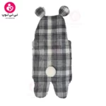 قنداق فرنگی پیچازی از برند momiland مدل باربری طوسی