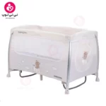 تخت و پارک کودک کیکابو مدل Dreamy Bear 2 levels (دریمی بر) کرم