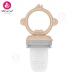 پستانک میوه خوری مینیک‌ای‌ای minikoioi رنگ کرم