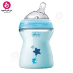 شیشه شیر نچرال فیلینگ 250 میل 2+ ماه چیکو Chicco رنک آبی
