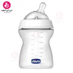 شیشه شیر نچرال فیلینگ 250 میل 2+ ماه چیکو Chicco رنک سفید