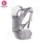 آغوشی نوزاد کیکابو Kikkaboo مدل Chloe رنگ طوسی