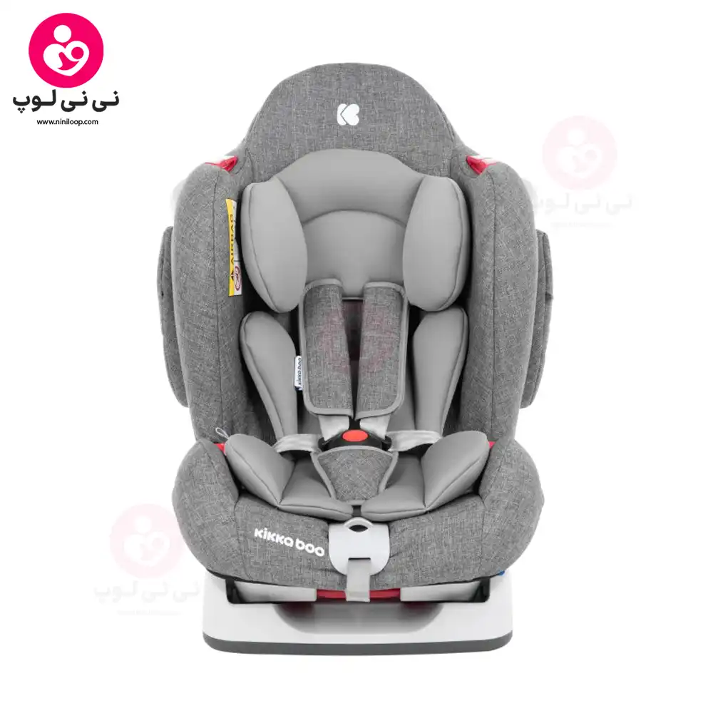 صندلی ماشین کودک کیکابو Kikkaboo مدل O'Right رنگ طوسی تیره
