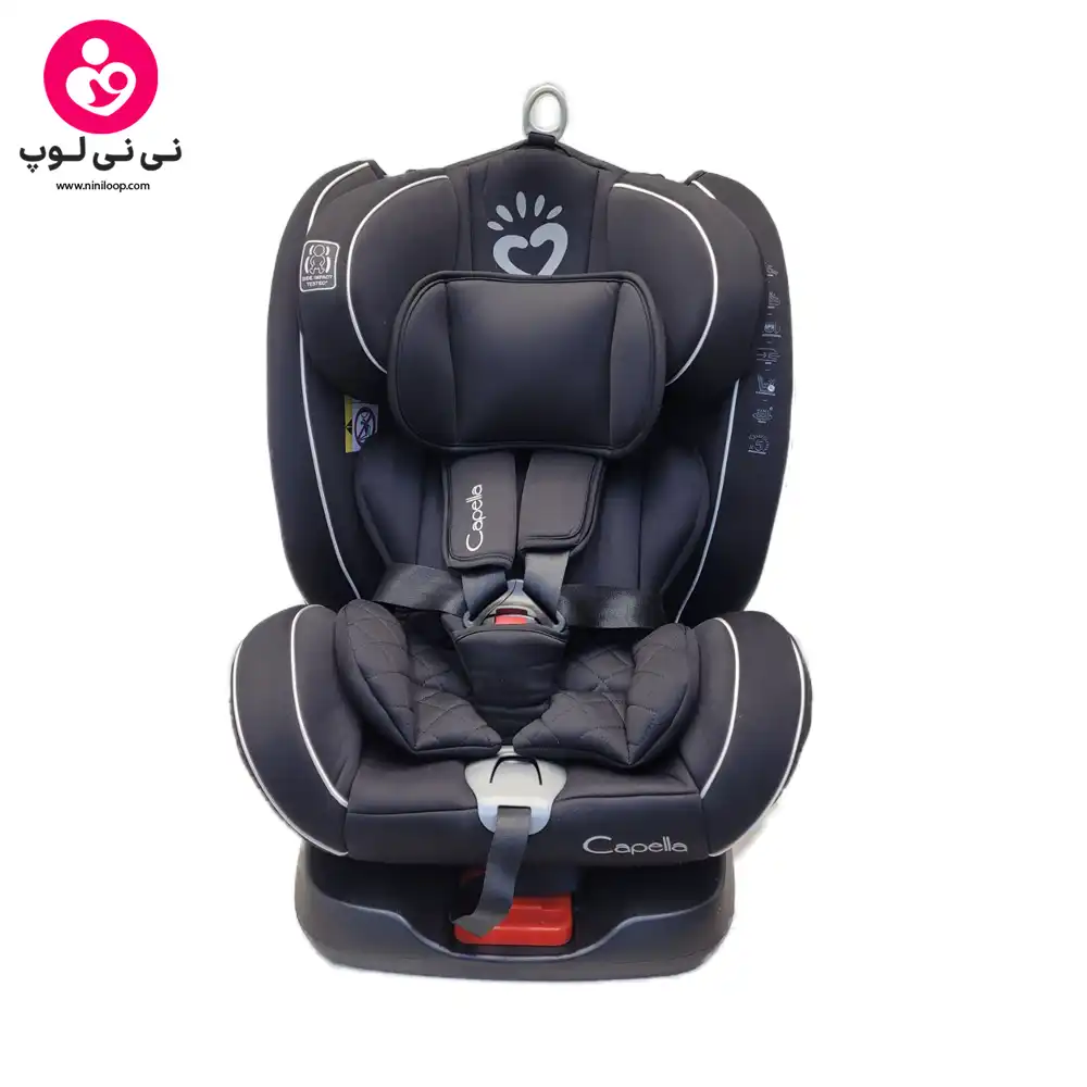 صندلی ماشین 360 درجه کاپلا capella رنگ تمام مشکی
