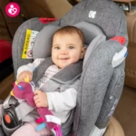 صندلی ماشین کودک کیکابو Kikkaboo مدل O'Right رنگ طوسی تیره