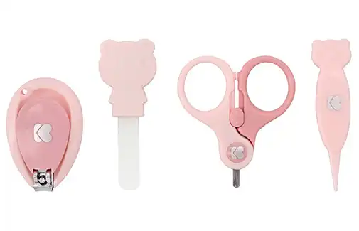 ست ناخن گیر کودک کیکابو Kikkaboo مدل Bear صورتی