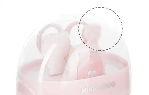 ست ناخن گیر کودک کیکابو Kikkaboo مدل Bear صورتی