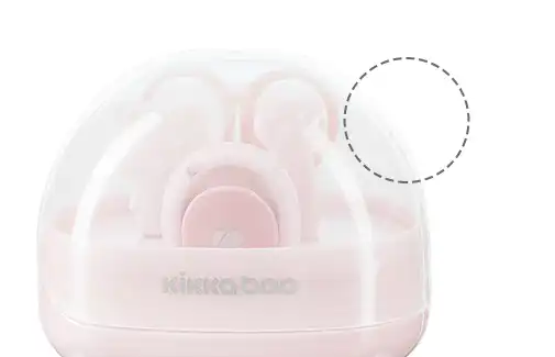 ست ناخن گیر کودک کیکابو Kikkaboo مدل Bear صورتی