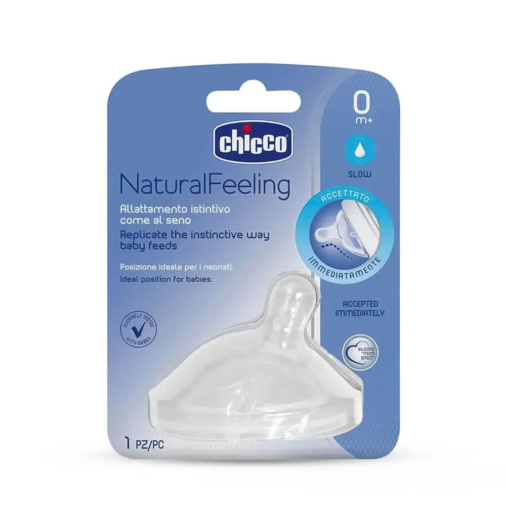 سر شیشه +0 ماه نچرال فیلینگ چیکو Chicco بسته 1 عددی